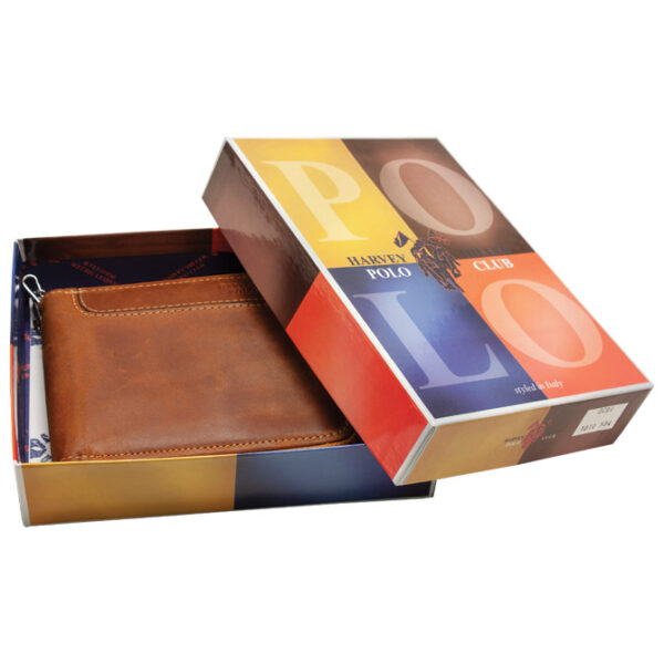 Novčanik kožni unisex Harvey Miller 1010-534 smeđi!! - Slika 3