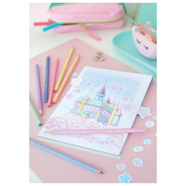 Boje drvene  10boja pastel Faber-Castell 111211 blister - Slika 3