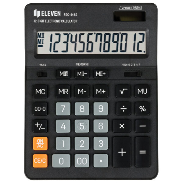 Kalkulator komercijalni 12mjesta Eleven SDC-444S crni - Slika 2