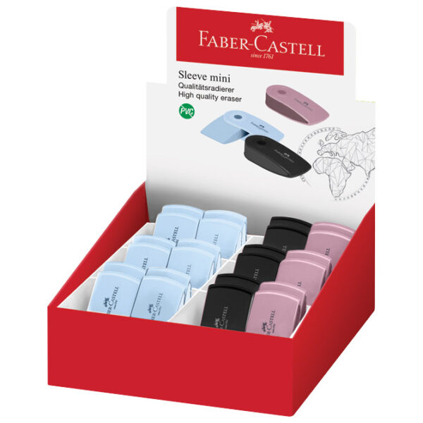 Gumica plastična Sleeve Mini Faber Castell 182477 sortirano - Slika 7