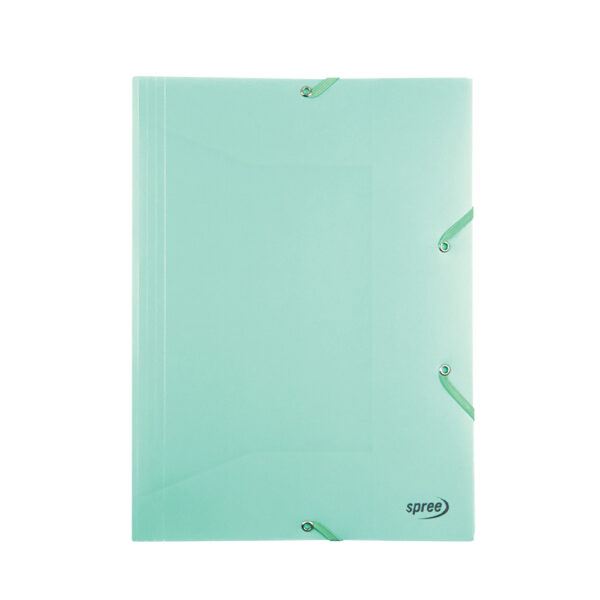 Fascikl A4 PP s gumicom, 75823, Spree zeleni pastel