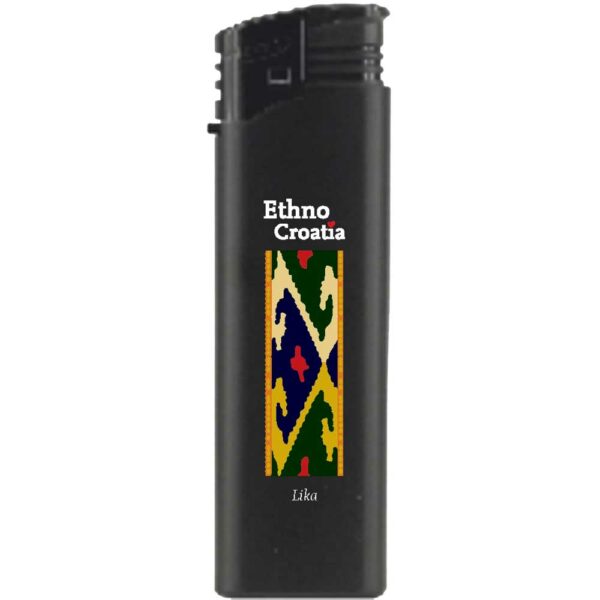 Upaljač Atomic F2 Ethno Croatia Lika crni