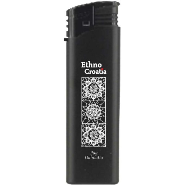 Upaljač Atomic F2 Ethno Croatia Pag crni