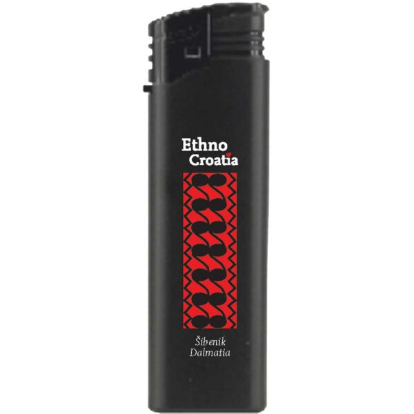 Upaljač Atomic F2 Ethno Croatia Šibenik crni