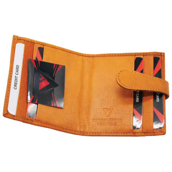 Etui za kartice koža 1063 žuti - Slika 2