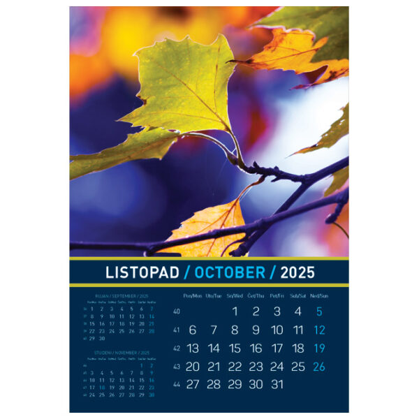 Kalendar "Igre prirode 2025" 13 listova, spirala - Slika 3
