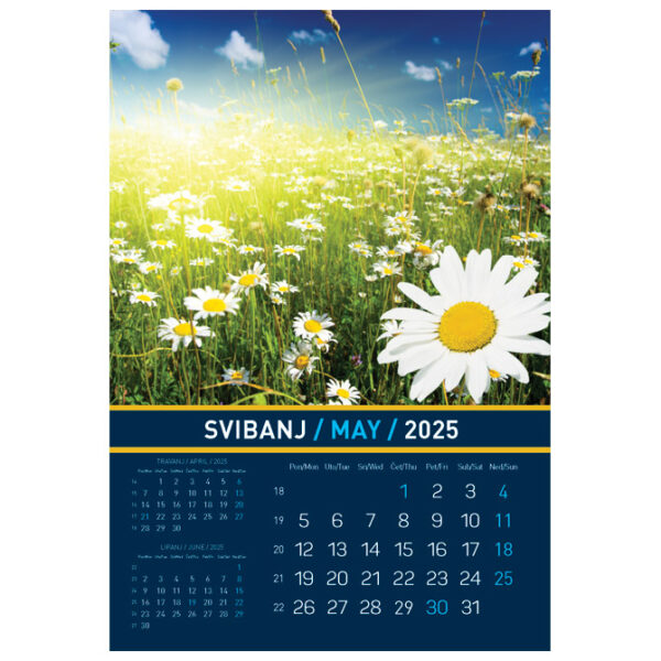 Kalendar "Igre prirode 2025" 13 listova, spirala - Slika 9