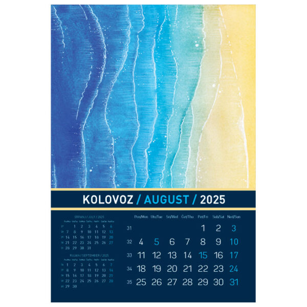 Kalendar "Igre prirode 2025" 13 listova, spirala - Slika 12