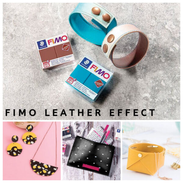 Masa za modeliranje   57g Fimo Effect Leather-effect Staedtler 8010-229 fuksija!! - Slika 3