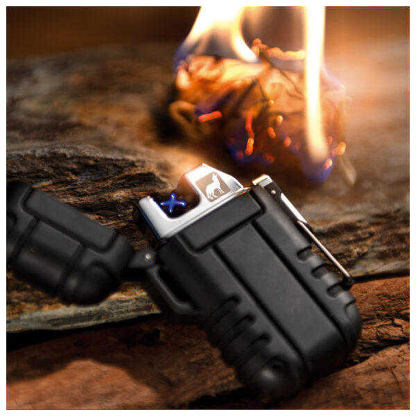 Upaljač elektronski USB sa žarnom niti Sanford Schwarzwolf H6800200AJ3 - Slika 6