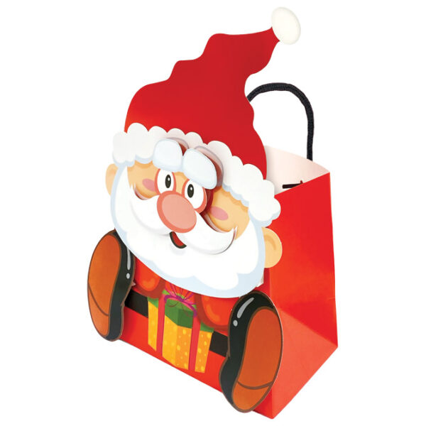 Vrećice ukrasne pop up 3D 18,5x13x8,5 cm novogodišnje Lebez 81862 sort - Slika 2