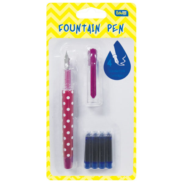 Nalivpero školsko+4patrone Educa sortirano blister - Slika 2