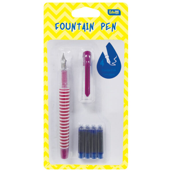 Nalivpero školsko+4patrone Educa sortirano blister - Slika 4