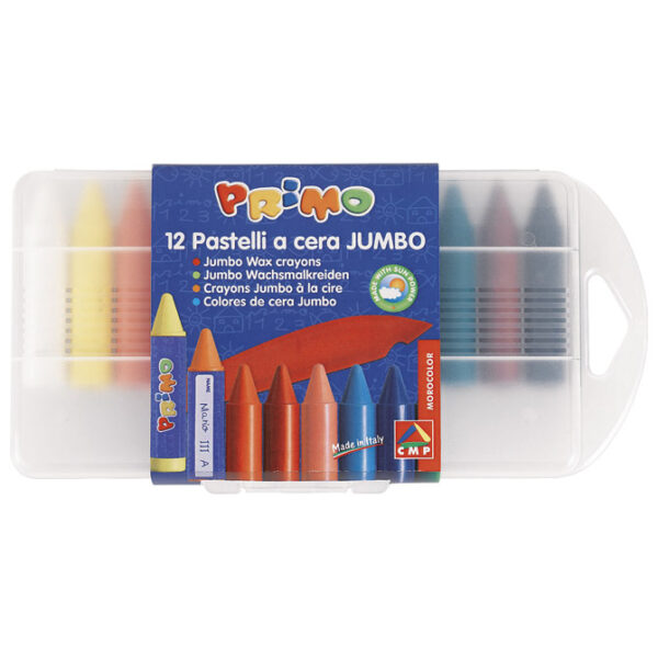 Boje voštane 12boja pp kutija Jumbo Primo 060PC12AP blister!! - Slika 2