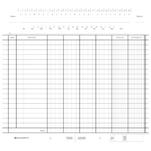 Numerator gumeni 12mjesta H- 4 mm Trodat 15412