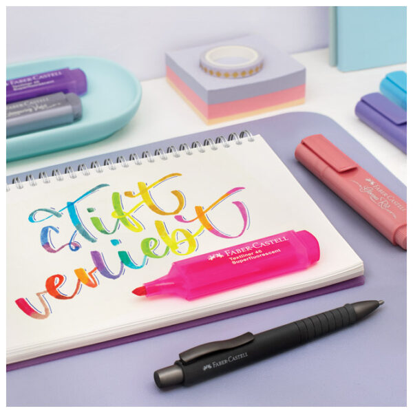 Signir 1-5 mm 46 Superfluorescent Faber-Castell 154628 rozi - Slika 4