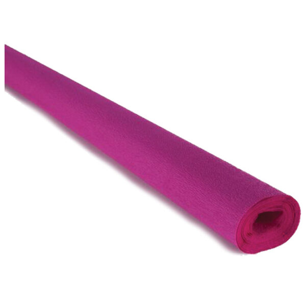 Papir krep  40g 50x250 cm Cartotecnica Rossi 212 fuksija