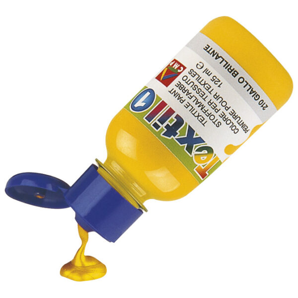 Boja tempera za tekstil 125ml Primo 410TX125201 žuta - Slika 2