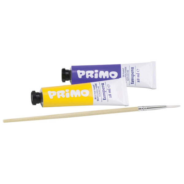 Boja tempera 18ml aluminijska tuba 10boja+kist/poly Primo 744T10GAP blister - Slika 3