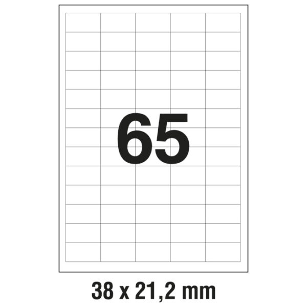Etikete ILK  38x21,2 mm pk100L Zweckform 3666