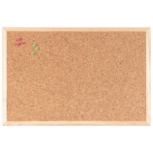 Ploča pluto  60x45 cm jednostrana drveni okvir Bi-Office