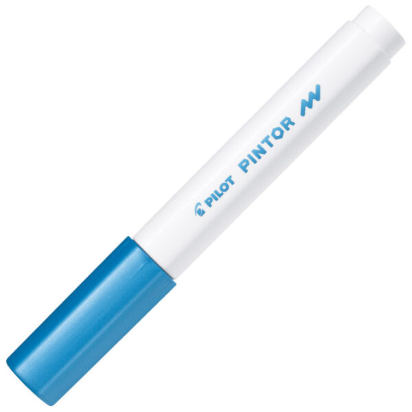Marker 1 mm Pintor Pilot SW-PT-F-ML metalik plavi - Slika 7