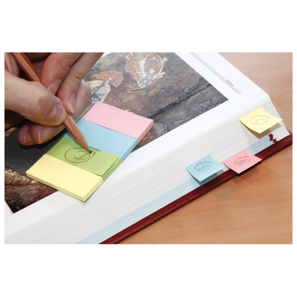 Zastavica 20x50 mm 4bojex40L papir Nature Global Notes 5670-88b sortirano blister - Slika 4