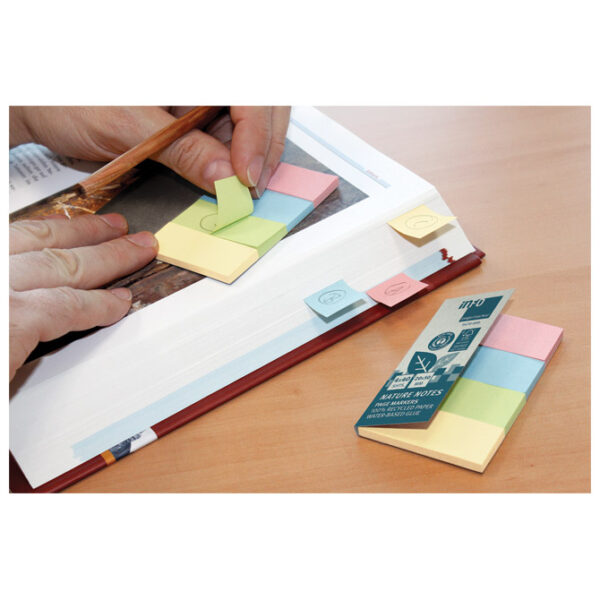 Zastavica 20x50 mm 4bojex40L papir Nature Global Notes 5670-88b sortirano blister - Slika 5