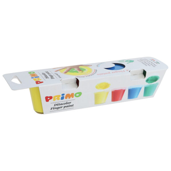 Boja tempera za ruke   40ml u čaši 4boje Primo 2251TD40S4 blister - Slika 2