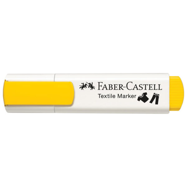 Marker za tekstil 1-5 mm Faber-Castell 159507 žuti - Slika 2