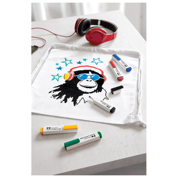 Marker za tekstil 1-5 mm Faber-Castell 159523 plavi - Slika 10
