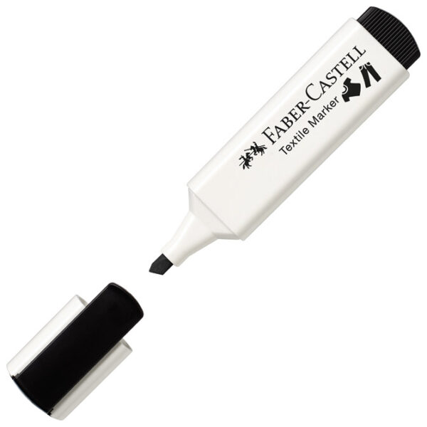 Marker za tekstil 1-5 mm Faber-Castell 159525 crni