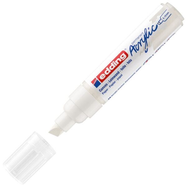 Marker akrilni 5-10 mm Edding 5000922 bijeli - Slika 3
