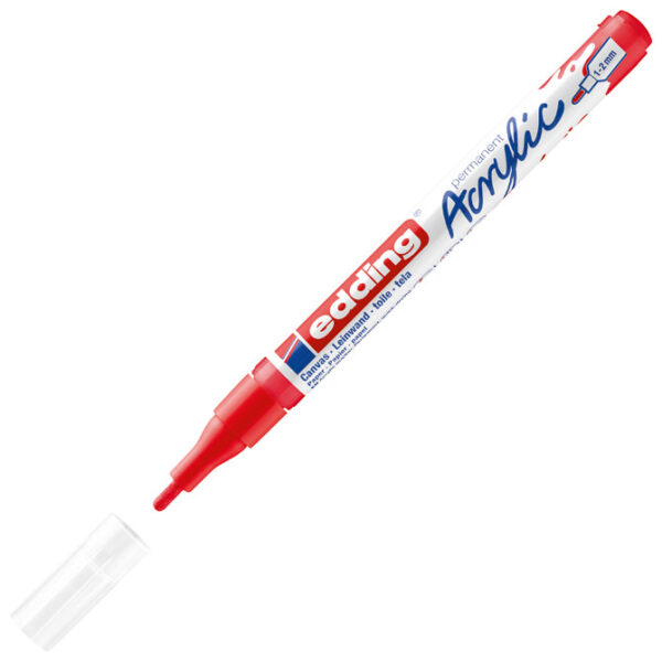 Marker akrilni 1-2 mm Edding 5300902 crveni - Slika 3