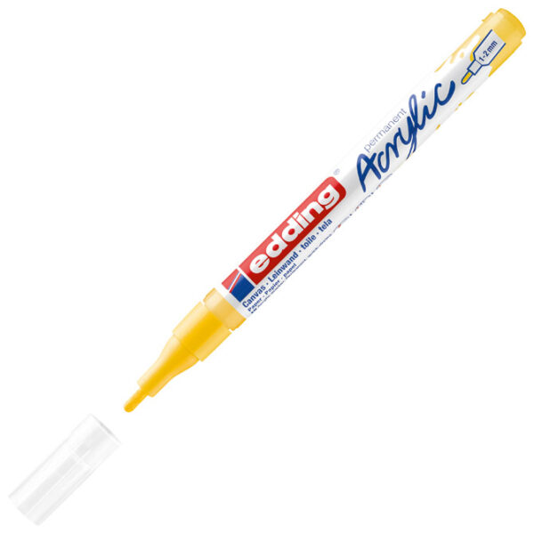 Marker akrilni 1-2 mm Edding 5300905 žuti - Slika 3