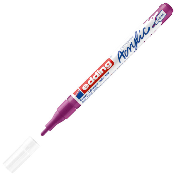 Marker akrilni 1-2 mm Edding 5300910 ljubičasti - Slika 3
