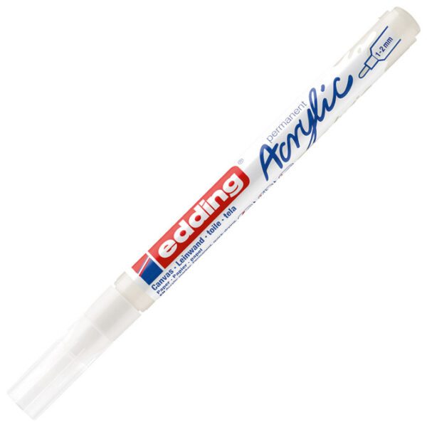 Marker akrilni 1-2 mm Edding 5300922 bijeli - Slika 2