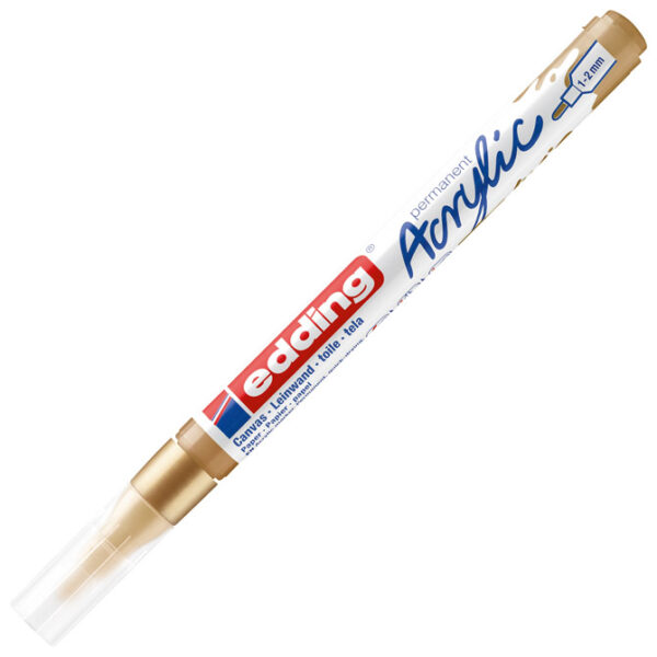 Marker akrilni 1-2 mm Edding 5300924 zlatni - Slika 2
