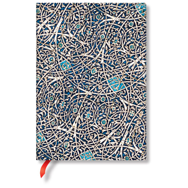 Notes 13x18 cm-midi crte  88L bez zatvaranja Granada Turquoise Flexis Paperblanks FB8216-3