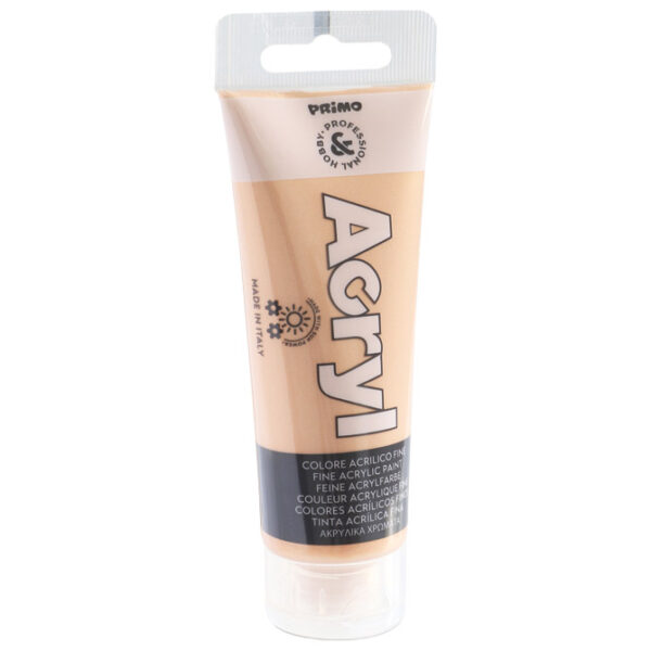 Boja akrilna  75ml pvc tuba Primo 420TAM75923 metalik rozo zlatna