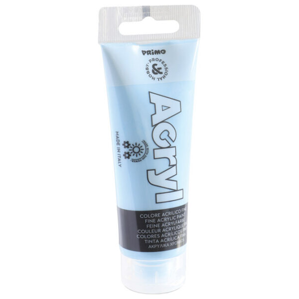 Boja akrilna  75ml pvc tuba Primo 420TA75510 svijetloplava