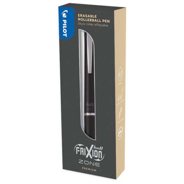 Roler gel 0,7 mm Frixion Zone piši-briši Pilot BLRT-FRZ7-B crni - Slika 2