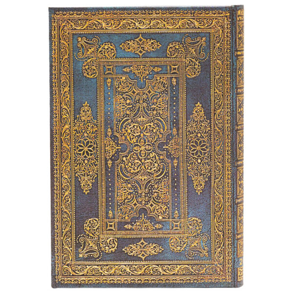 Planer tjedni 2025-9,5x14 cm-mini horizontalni s gumicom Blue Luxe Paperblanks DED5743 1 - Slika 2