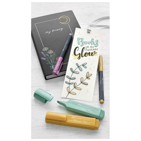 Marker permanentni 1-2 mm Metallic Faber-Castell 160750 metalik zlatni!! - Slika 4
