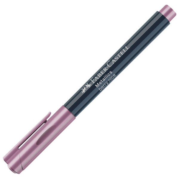 Marker permanentni 1-2 mm Metallic Faber-Castell 160790 metalik rozi!! - Slika 4