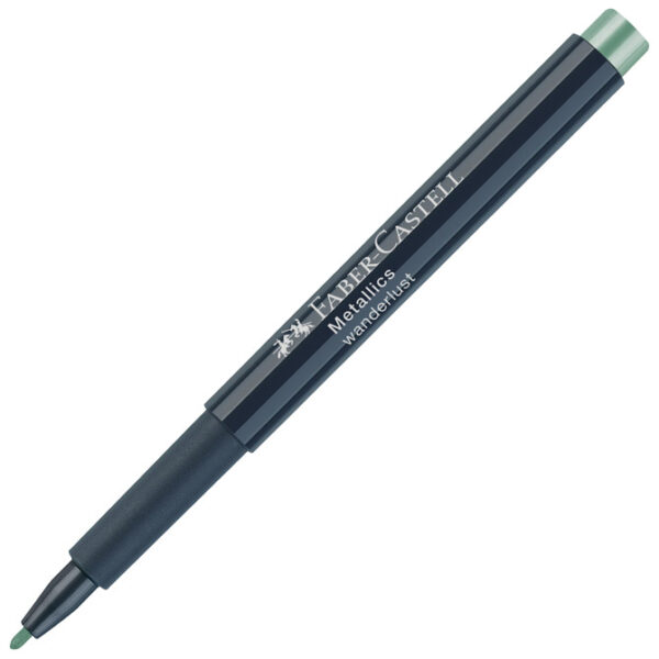 Marker permanentni 1-2 mm Metallic Faber-Castell 160794 metalik zeleni!! - Slika 2