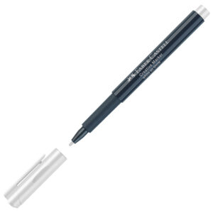 Marker permanentni dekorativni 1-2 mm Faber-Castell 160701 bijeli!!