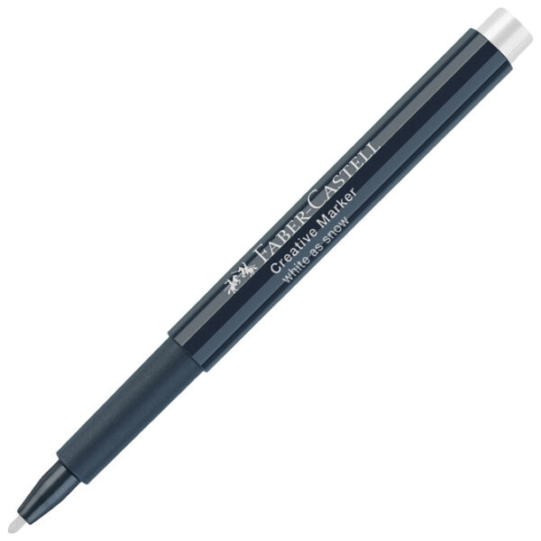 Marker permanentni dekorativni 1-2 mm Faber-Castell 160701 bijeli!! - Slika 2