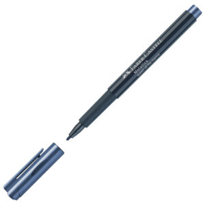 Marker permanentni 1-2 mm Metallic Faber-Castell 160753 metalik tamnoplavi!!