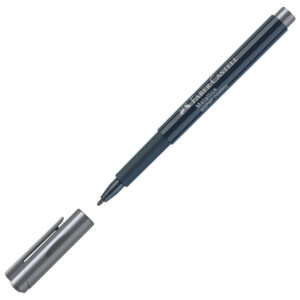 Marker permanentni 1-2 mm Metallic Faber-Castell 160775 metalik antracit!!